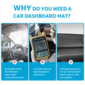 Non-Slip Dash Mat Suitable For Suzuki Jimny 2019-2022 Dashboard Cover Black