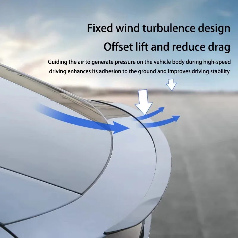 High-performance Matte Carbon Rear Trunk Spoilers Wing Tail For Tesla Model 3 Y Juniper 2026-2017 Tuning Accessories Refit