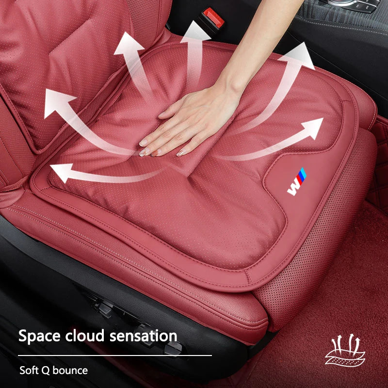 Car Breathable Seat Plush Cushion Velvet Pads Rear Seat Cover Sticker For BMW E46 E90 E60 E39 E36 E87 E92 E91 F20 X5 Performance