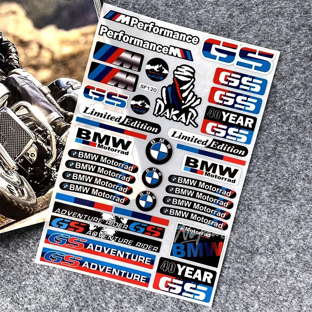 Car Interior Exterior Decoration Sticker For Bmw M 50TH Power Performance E28 E30 E34 E36 E46 E60 E90 F84 Waterproof Decal