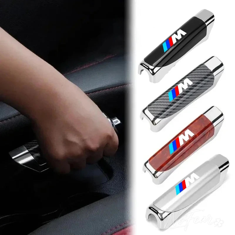 Car Gear Handbrake Cover Protector Sleeve For BMW Performance M Power E90 E91 E92 X3 X5 X6 M3 M5 E46 E39 F30 E60 F10 Car Sticker
