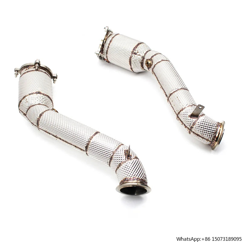 Boska Downpipe for  720s 4.0 2017-2019 High Flow Catted Downpipe Automotive Performance Accessories Exhaust Pipe