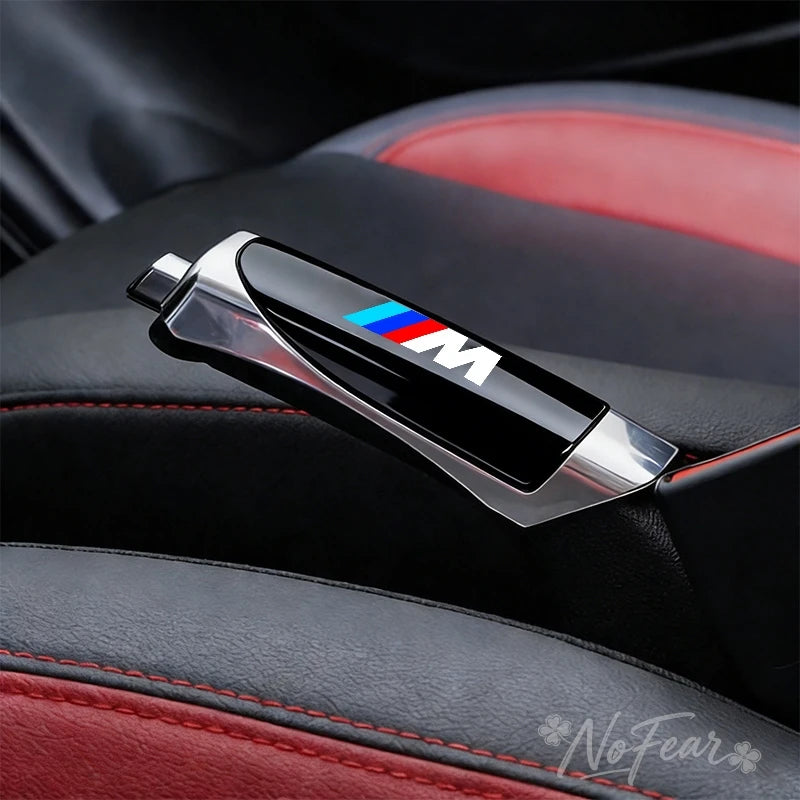 Car Gear Handbrake Cover Protector Sleeve For BMW Performance M Power E90 E91 E92 X3 X5 X6 M3 M5 E46 E39 F30 E60 F10 Car Sticker