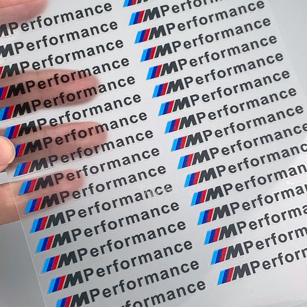 Car Interior Exterior Decoration Sticker For Bmw M 50TH Power Performance E28 E30 E34 E36 E46 E60 E90 F84 Waterproof Decal