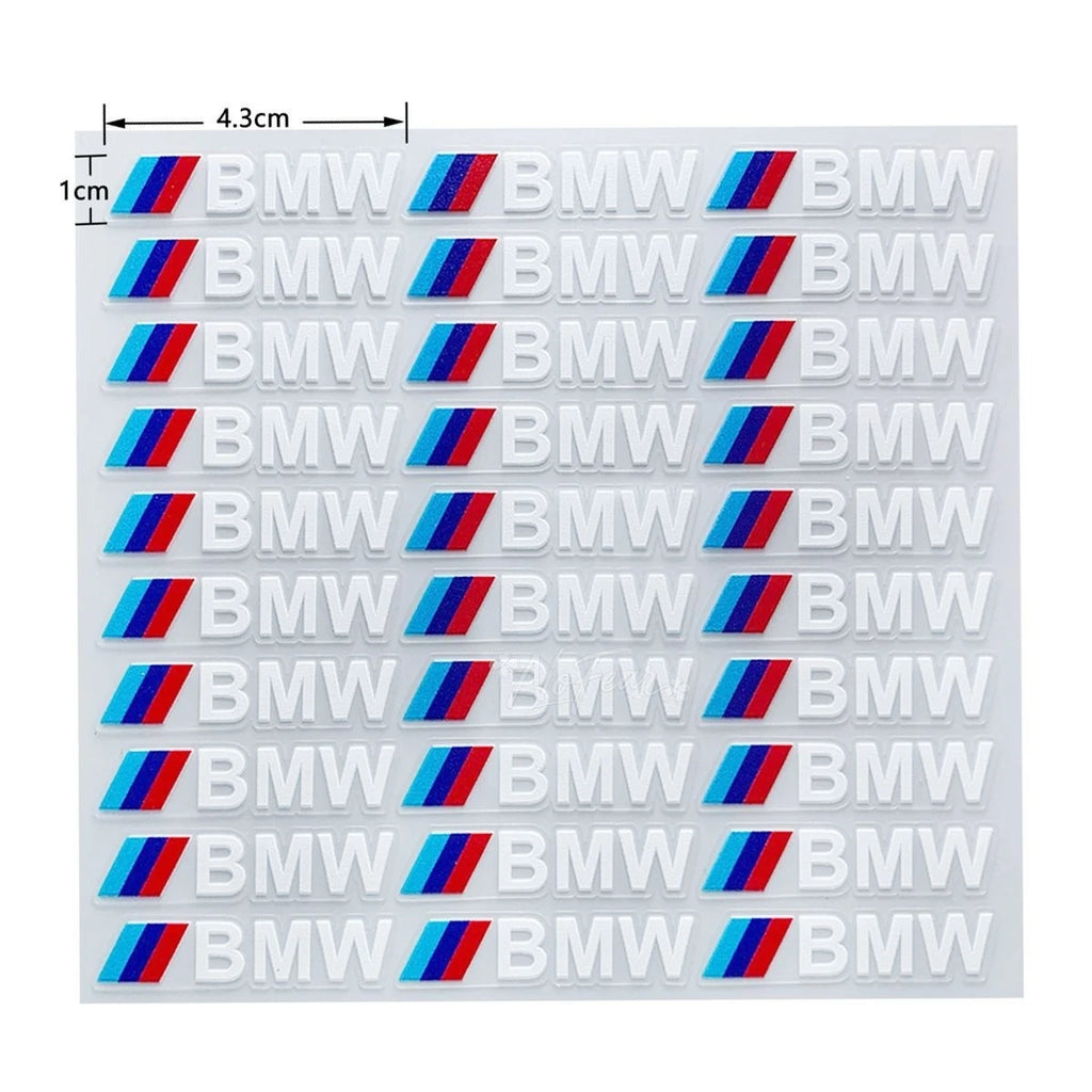 Car Interior Exterior Decoration Sticker For Bmw M 50TH Power Performance E28 E30 E34 E36 E46 E60 E90 F84 Waterproof Decal