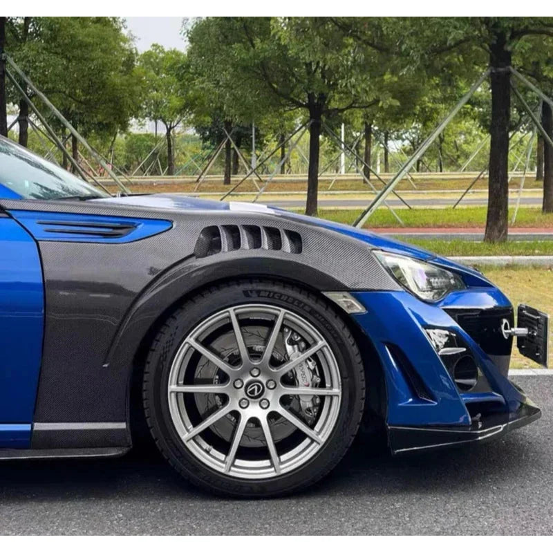 Carbon Fiber Fender For 2013-2019 Toyota GT86 ZN6 BRZ ZD6 Car Front Fender Air Vent Intake Mudguard Performance Kit Auto Parts