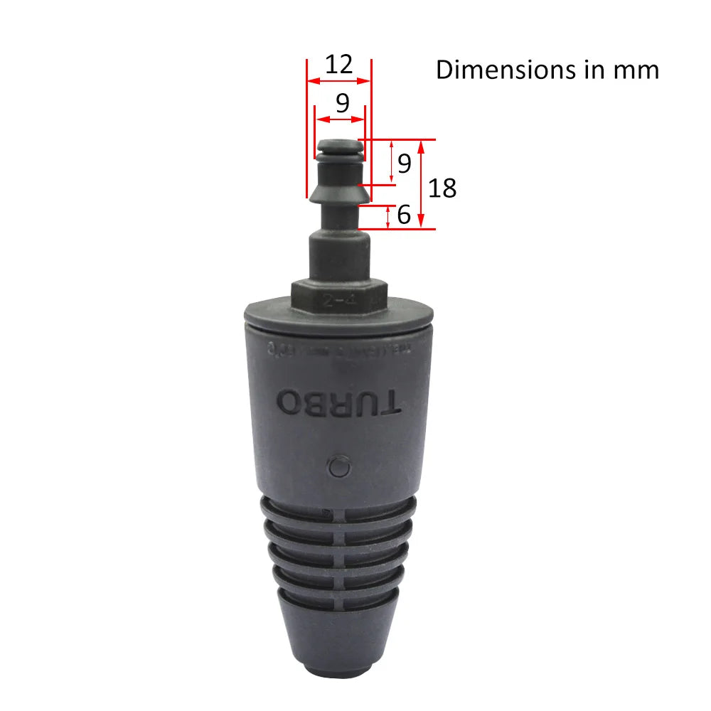 High Pressure Washer Jet Spray Nozzle Rotating Turbo Nozzle Car Washer Adjustable Nozzle for Lavor Vax Generac Pressure Wahsher