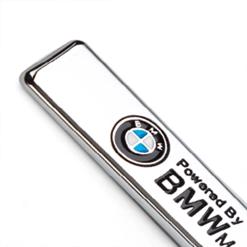 Self-Adhesive 3D Metal Car Fender Trunk Badge Sticker Easy Paste Auto Styling Emblem Decal For BMW Performance F25 F26 F15 F13