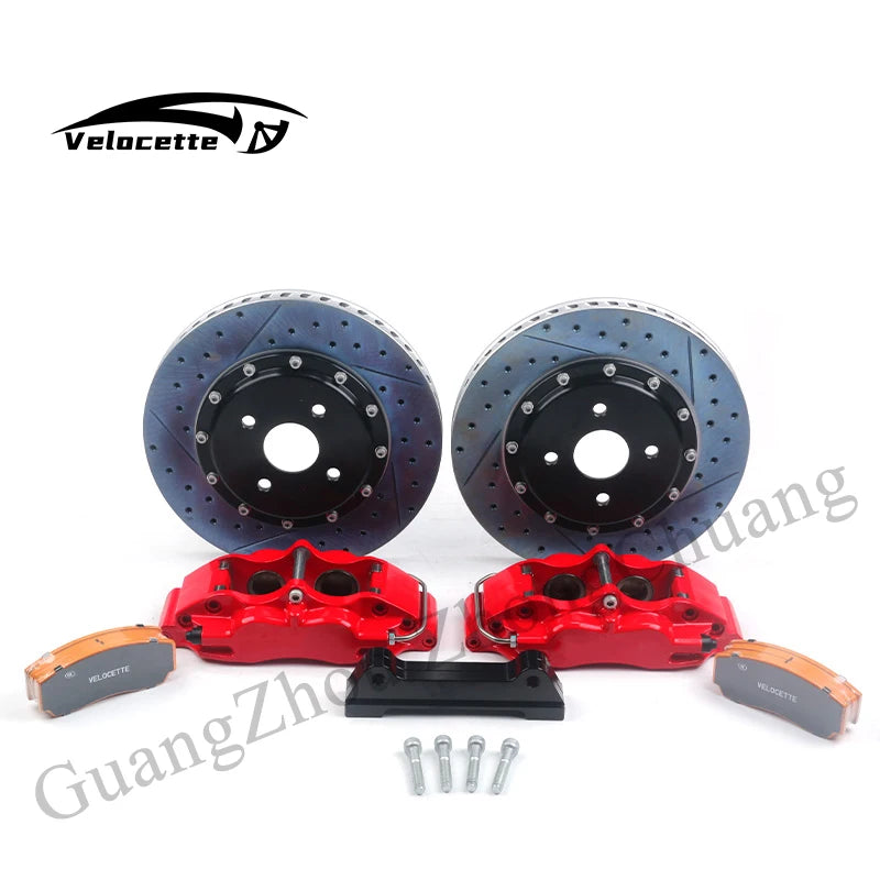Automotive Brake Caliper Kit F Brake System 5200 Caliper 4 Piston 300-330mm Disc For Bmw M550i E60 E70 E90 Benz W213 Gtr R35 Amg