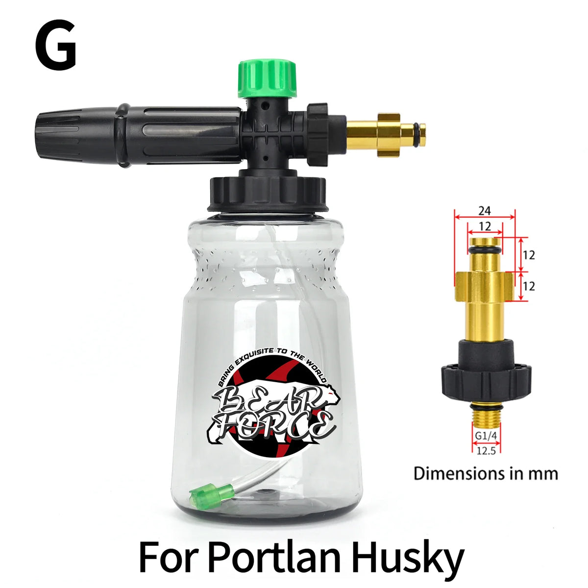 Pressure Washer Foam Lance Foam Nozzle Car Wash Foam Maker for Karcher Elitech Bort AR Bosch Michelin Pressure Washer