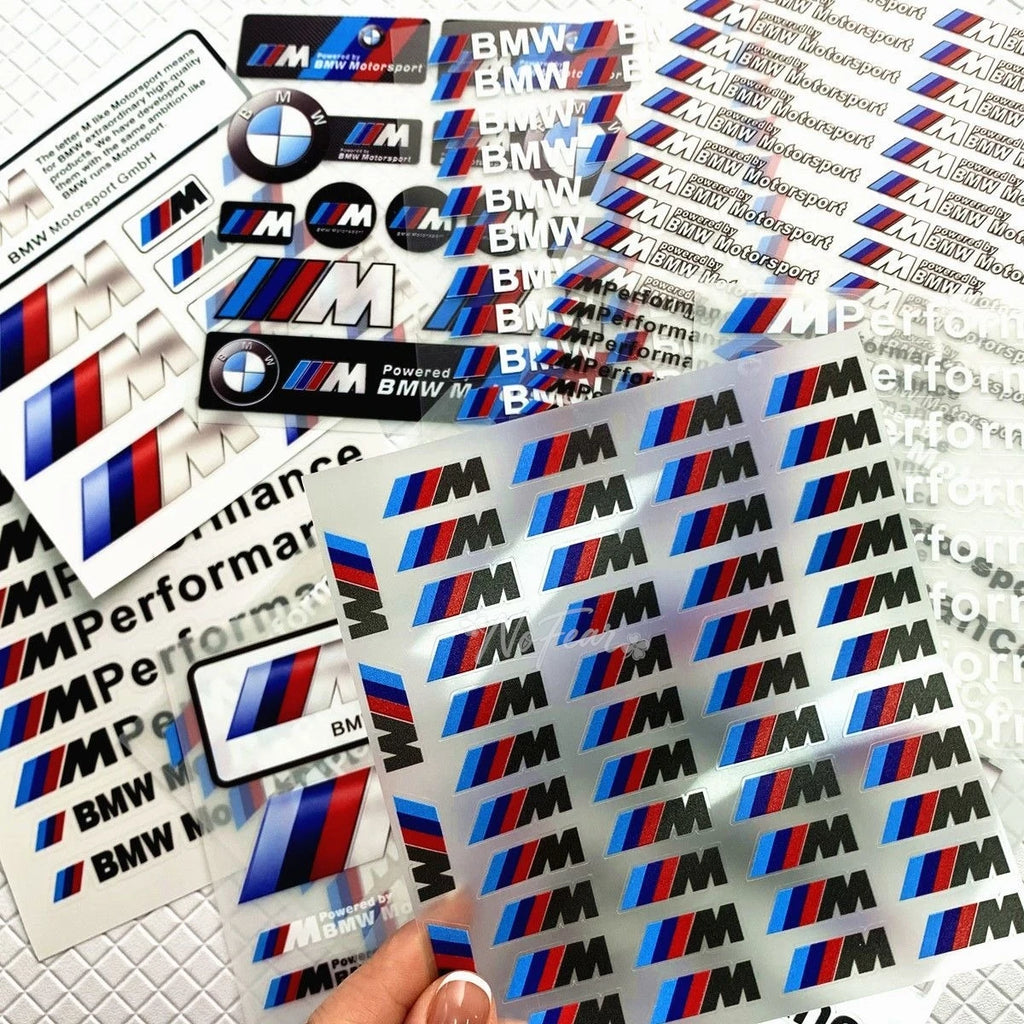 Car Interior Exterior Decoration Sticker For Bmw M 50TH Power Performance E28 E30 E34 E36 E46 E60 E90 F84 Waterproof Decal