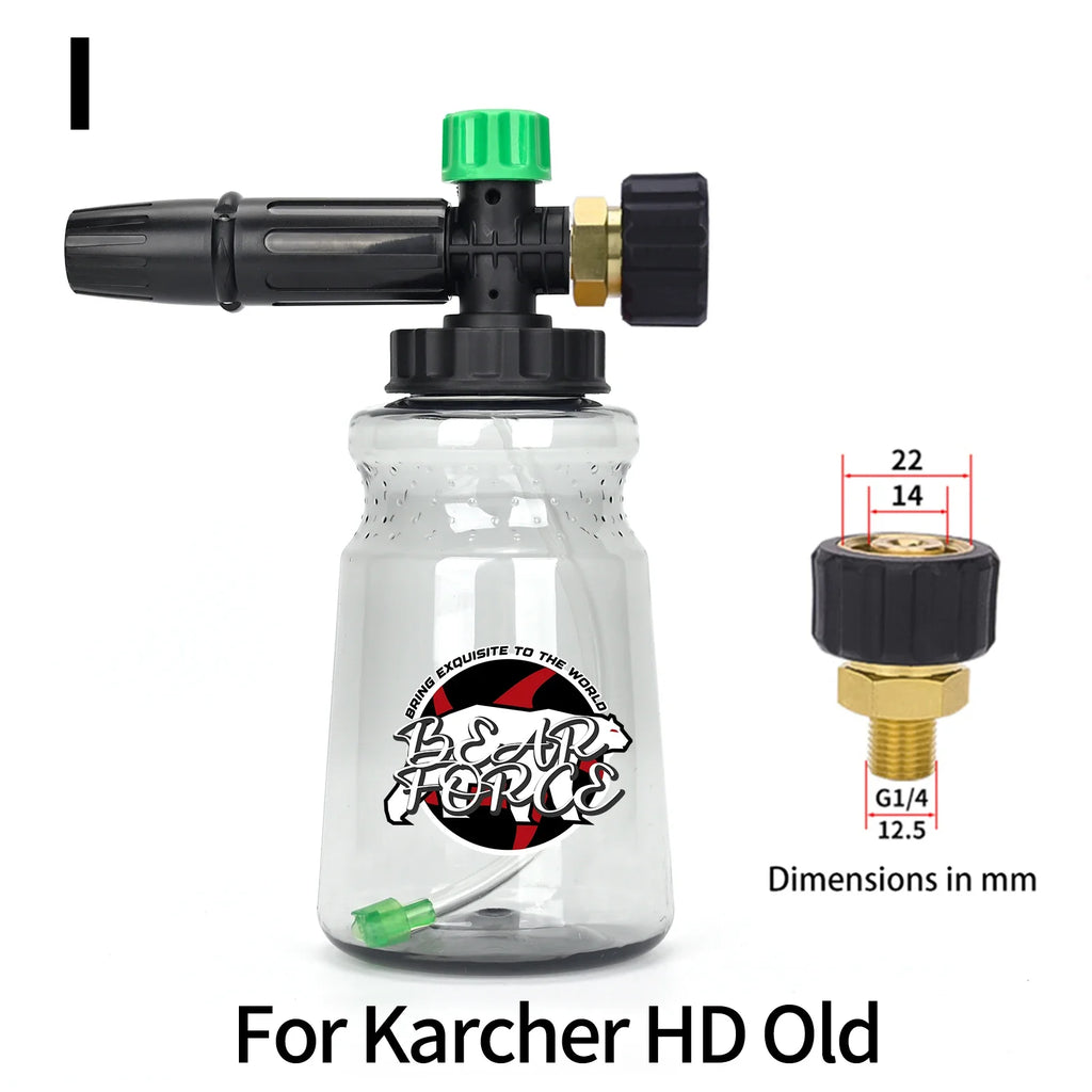 Pressure Washer Foam Lance Foam Nozzle Car Wash Foam Maker for Karcher Elitech Bort AR Bosch Michelin Pressure Washer